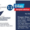 [NAJAVA] Predstavljanje kandidata sa izborne liste „Dragan Đilas-Beograd odlučuje, ljudi pobeđuju!