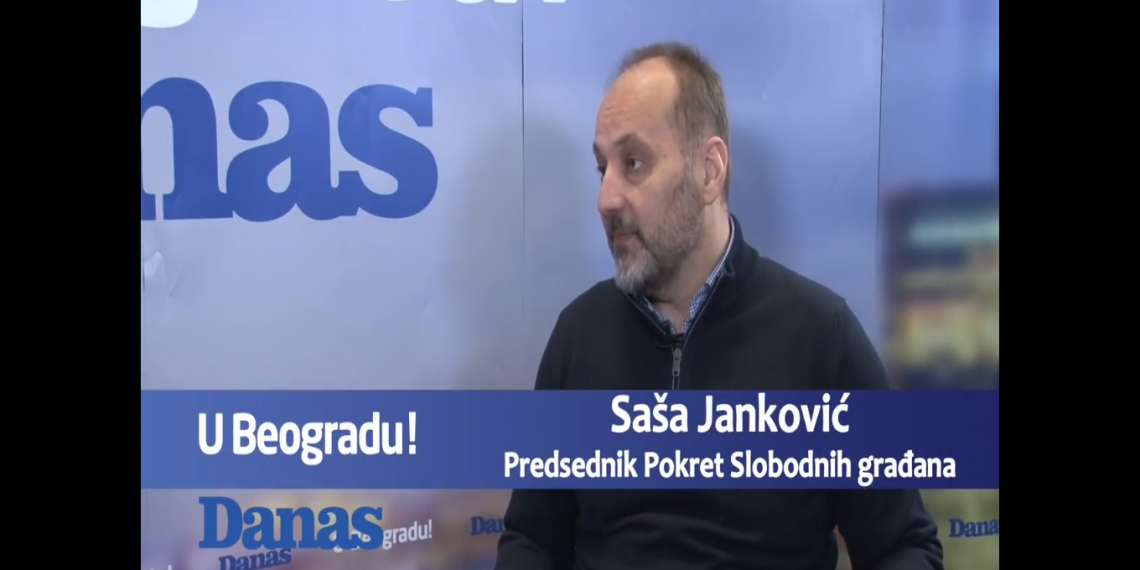 [VIDEO] Saša Janković: Dan nakon pobede u Beogradu tražićemo parlamentarne izbore