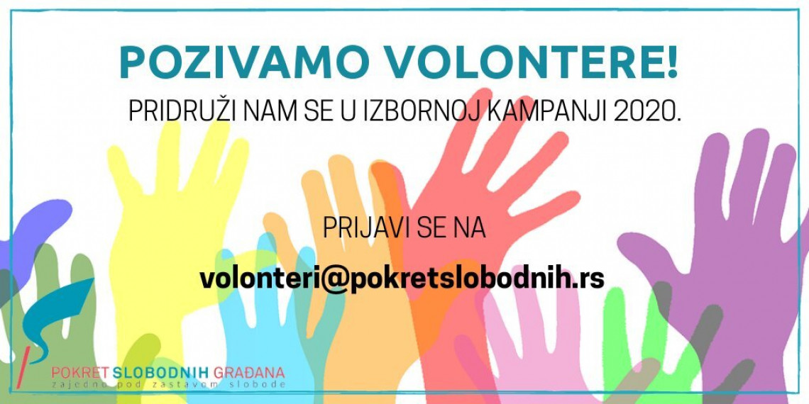 POZIVAMO VOLONTERE!