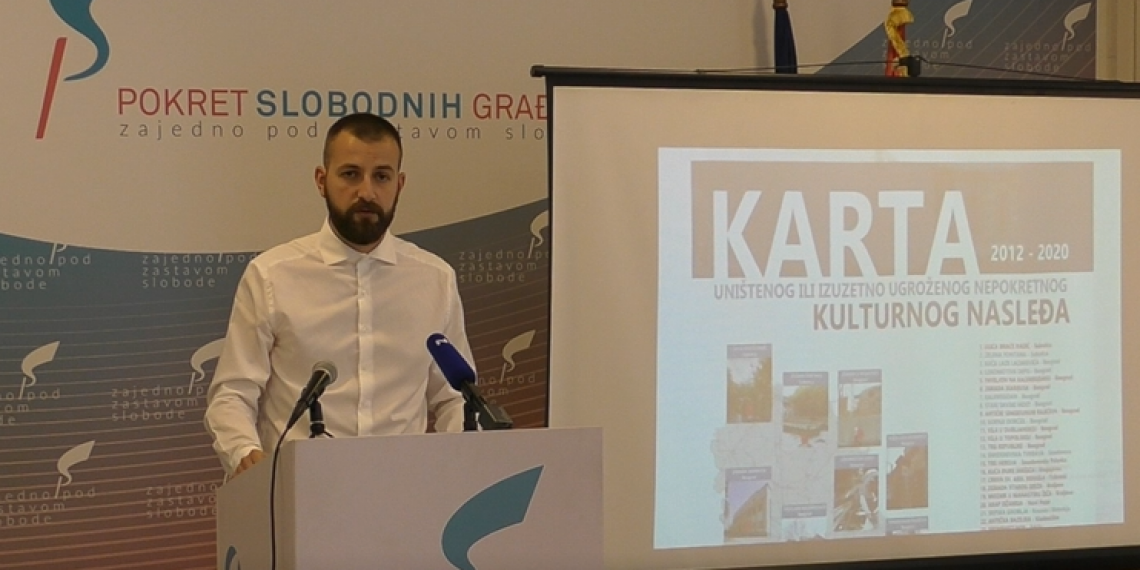 Vladimir Pajić predstavio Kartu uništenog i ugroženog kulturnog nasleđa u Srbiji